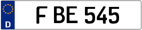 Truck License Plate
